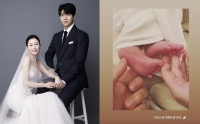 李多寅♥李昇基，结婚一周年纪念日...第一次发布女儿的照片